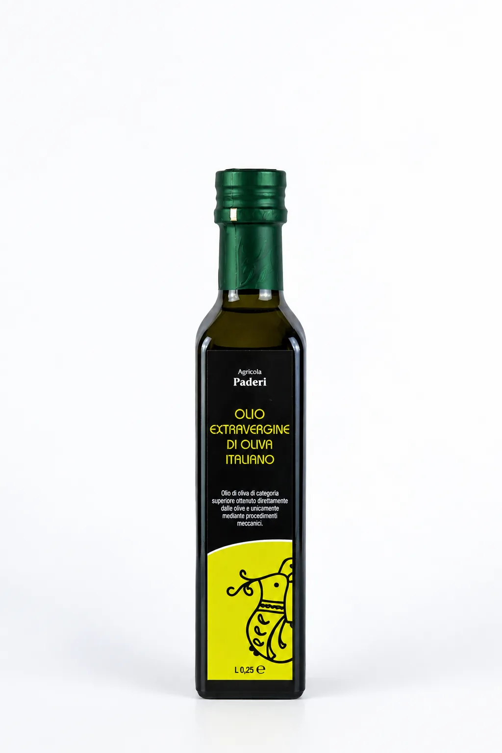 Bottiglia di olio extravergine di oliva da 250 ml