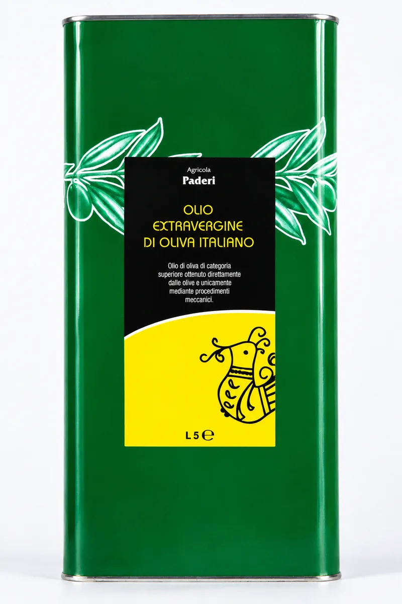 Latta di olio extravergine di oliva da 5 litri